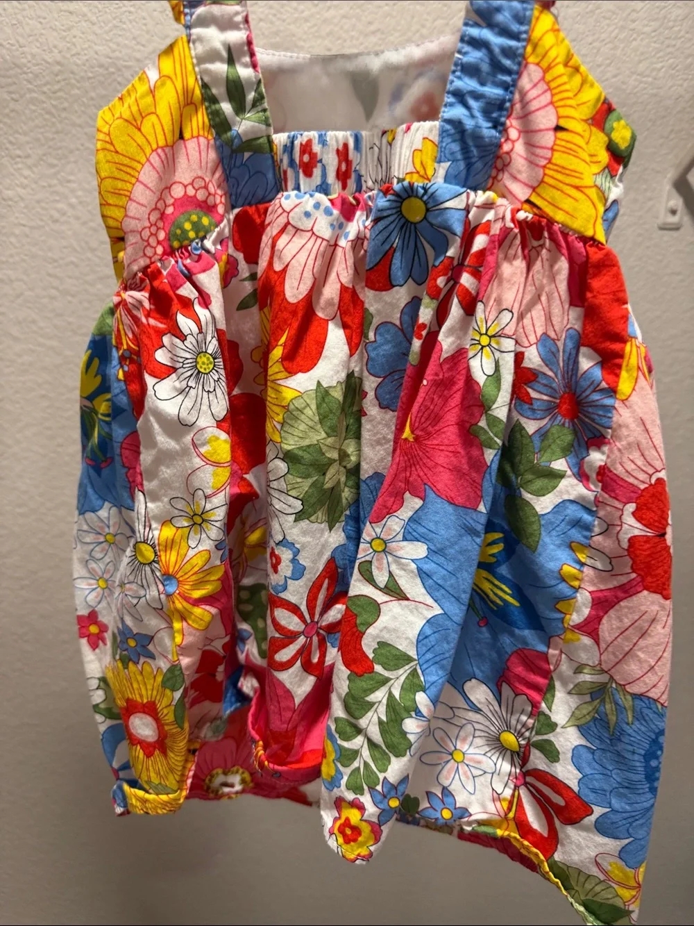 Counting Daises Toddler/Girl Vibrant Floral Sundress - Multicolor 3T